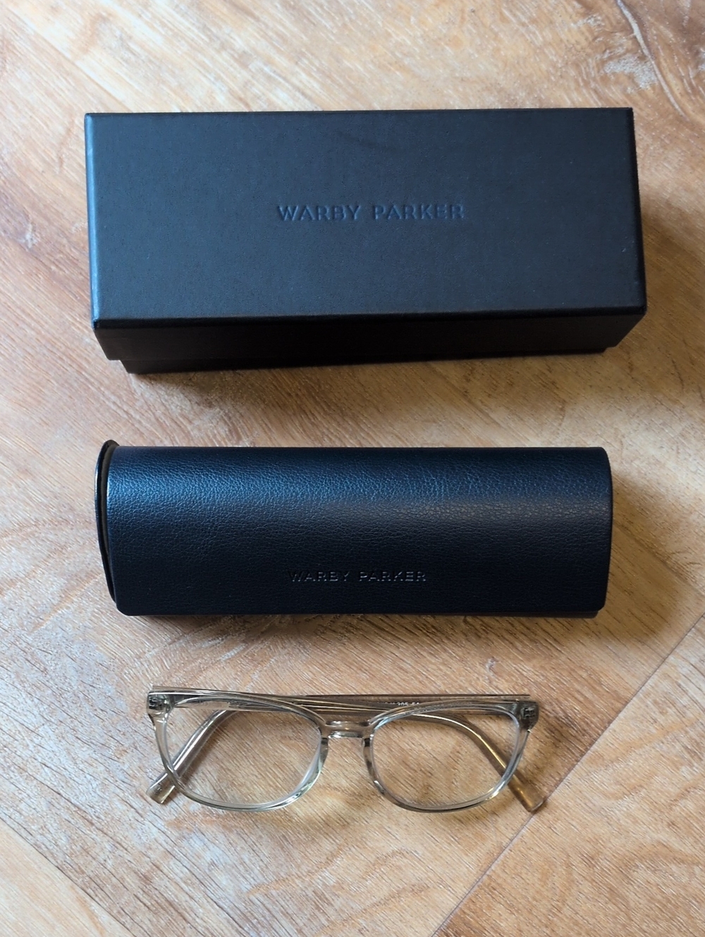 Warby Parker Women's Clemens Clear/Transparent Frame Glasses